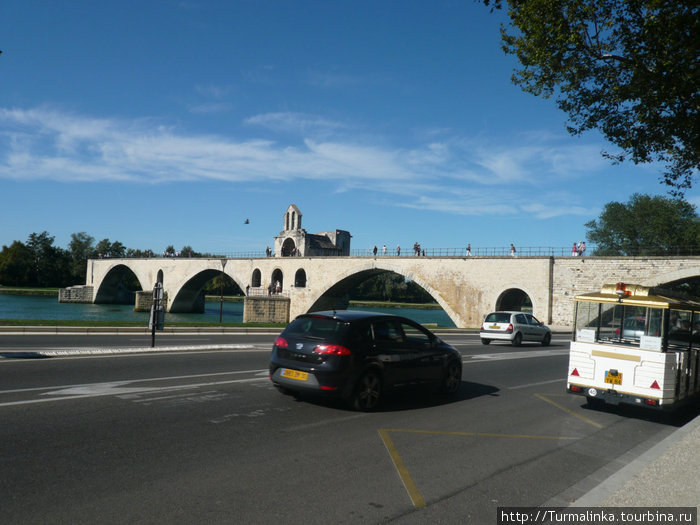 Sur le pont d'Avignon Авиньон, Франция