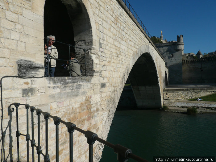 Sur le pont d'Avignon Авиньон, Франция