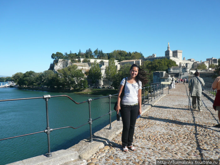 Sur le pont d'Avignon Авиньон, Франция