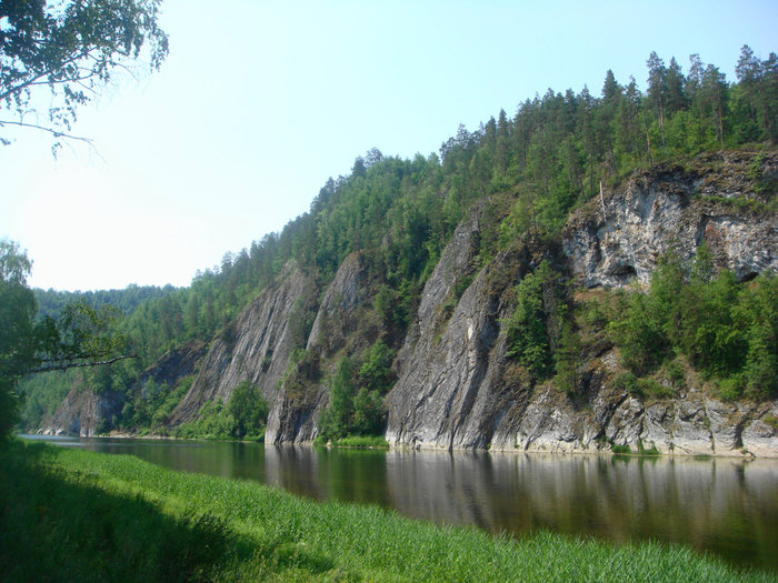 Река Агидель (Белая) в районе Каповой пещеры Старосубхангулово, Россия