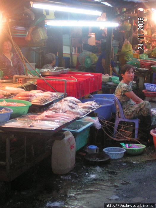 Ночной рынок Хошимин, Вьетнам