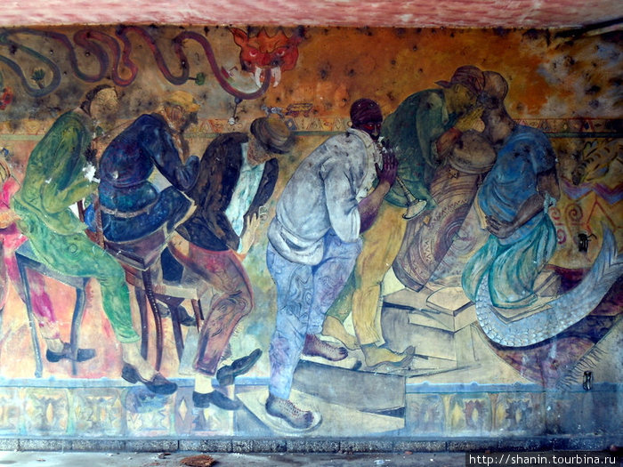 Фреска на стене Сантьяго-де-Куба, Куба