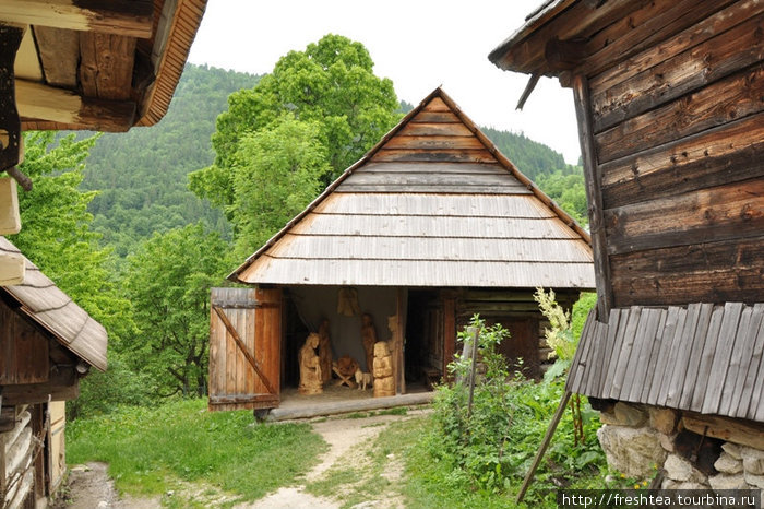 Волколинец — музей сельского быта под открытым небом. Словакия