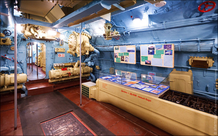 Музей подводная лодка Б-440 Вытегра, Россия