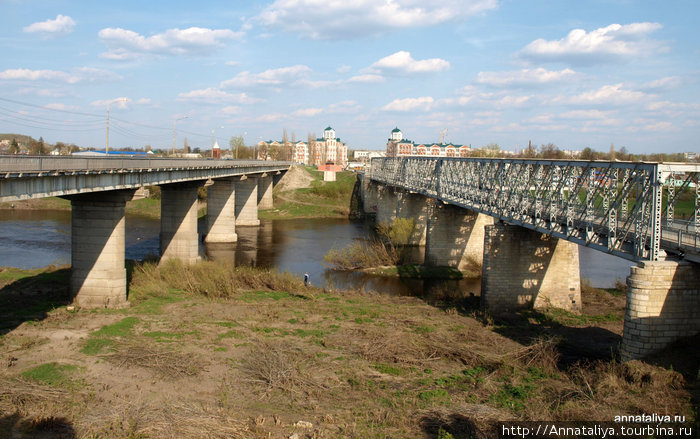 Мост через Быструю Сосну Елец, Россия