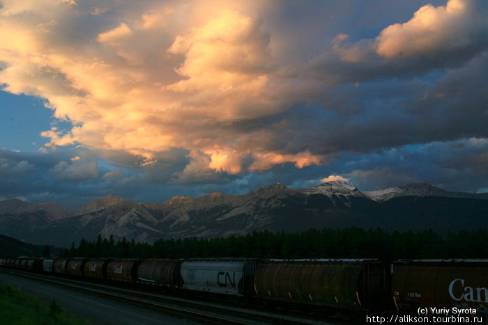 Town of Jasper, Jasper National Park. Провинция Альберта, Канада