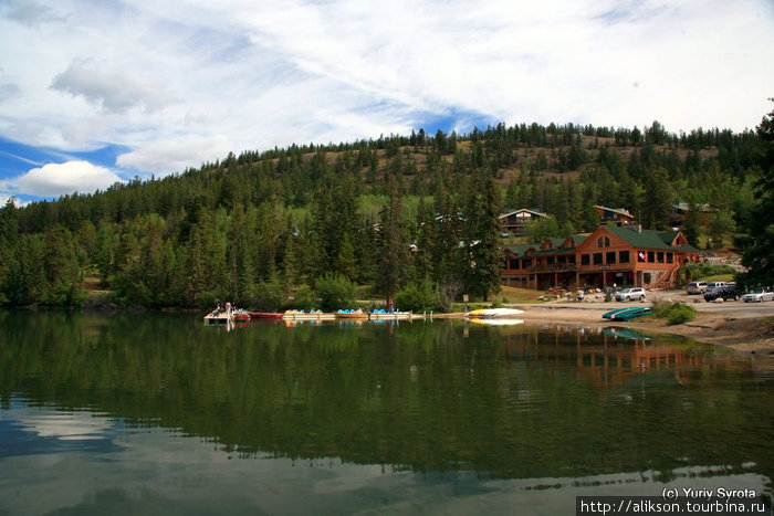 Jasper National Park, Pyramid Lake Провинция Альберта, Канада