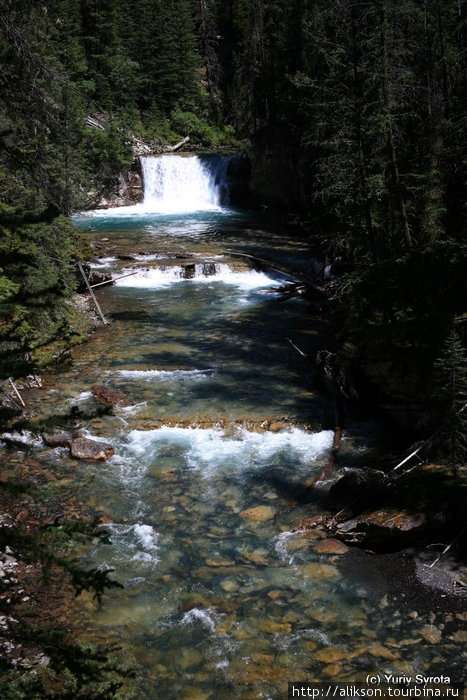 Johnston Canyon, Banff National Park. Провинция Альберта, Канада