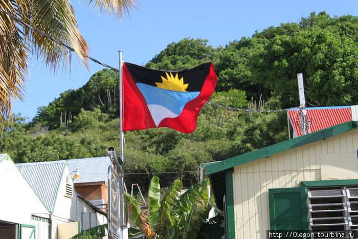 Флаг Антигуа-Барбуды Остров Антигуа, Антигуа и Барбуда