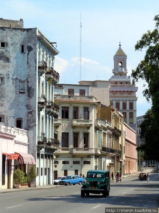 На тихой улочке в центре Гаваны
