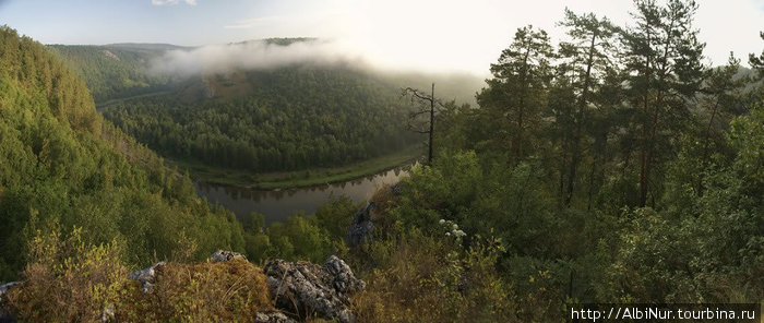 Панорамы с Южного Урала, р.Белая (Агидель) Белорецк, Россия