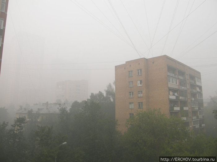 Вид из окна. Москва и Московская область, Россия