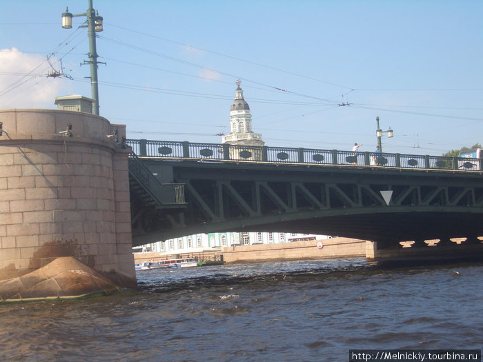 На катере вокруг Васильевского острова Санкт-Петербург, Россия