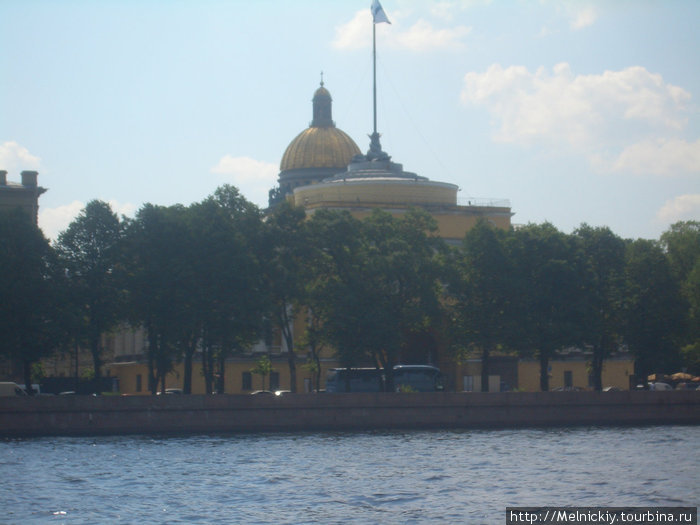 На катере вокруг Васильевского острова Санкт-Петербург, Россия