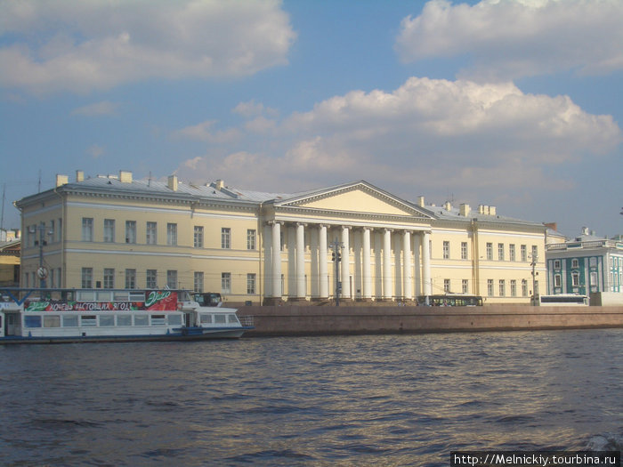 На катере вокруг Васильевского острова Санкт-Петербург, Россия