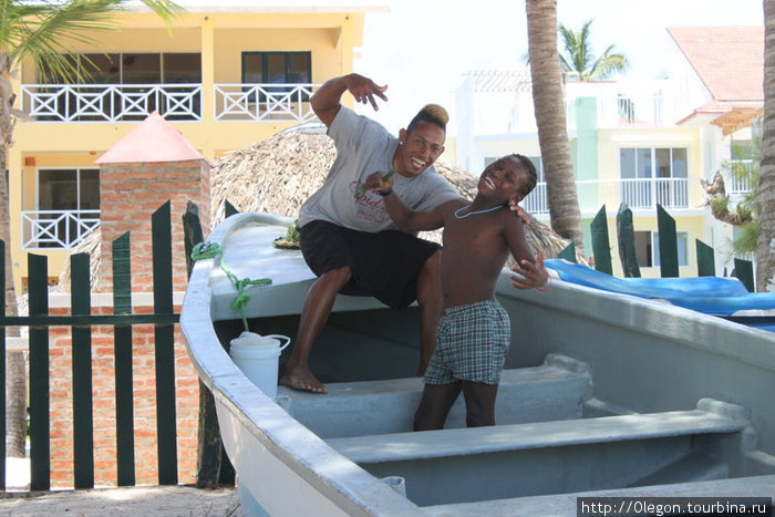Танец в лодке Доминиканская Республика