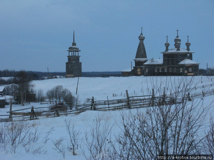 Онега (Арх.обл.), город, деревянные церкви вокруг Онега, Россия