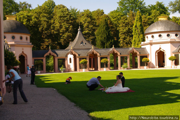 Шветцингенский замок - турецкий сад - ч.5 Гейдельберг, Германия