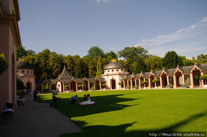 Шветцингенский замок - турецкий сад - ч.5 Гейдельберг, Германия