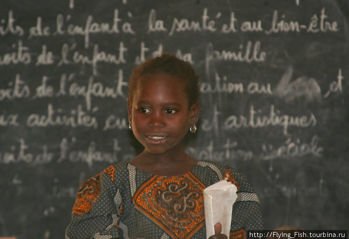 В сельской школе Мали