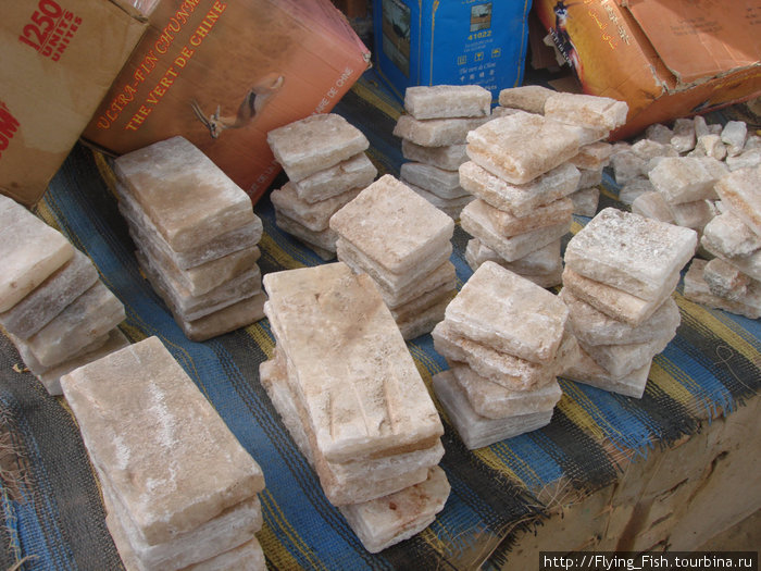 Знаменитая сахарская соль из Таудени Мали