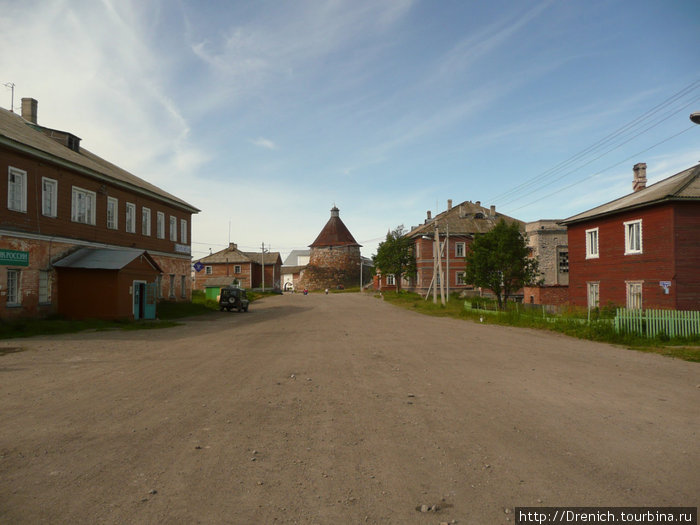центральная улица Соловецкие острова, Россия
