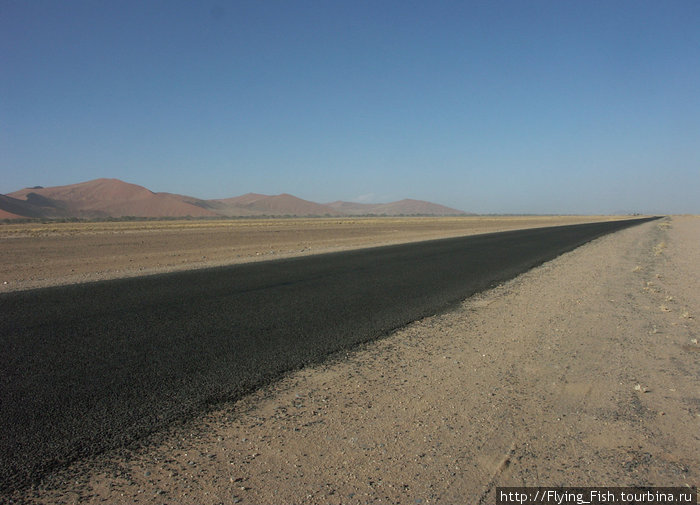 Качество дорог в Нмибии — выше всяких похвал! Намибия