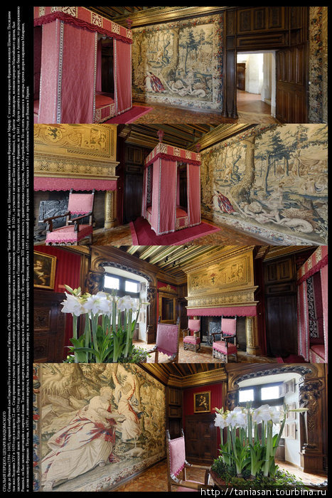 Замок Шенонсо, Спальня Цезаря Вандомского, 2 этаж Шенонсо, Франция