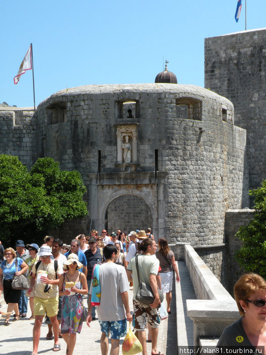 Городские ворота Пиле Дубровник, Хорватия