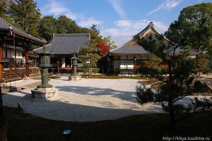Осень в храме Дайкакудзи Киото, Япония
