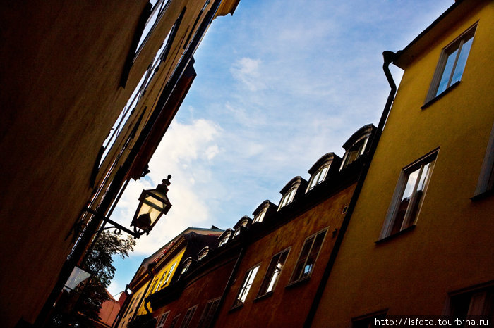 На улицах Старого Города Швеция