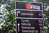 Велодорожки проложены и между городами. Для велосипедистов есть специальные указатели.