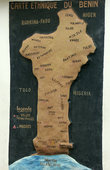 Этнографическая глиняная карта Бенина