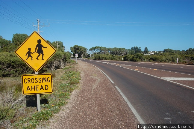 Трасса проходит по окраине городка Эллистон, Австралия