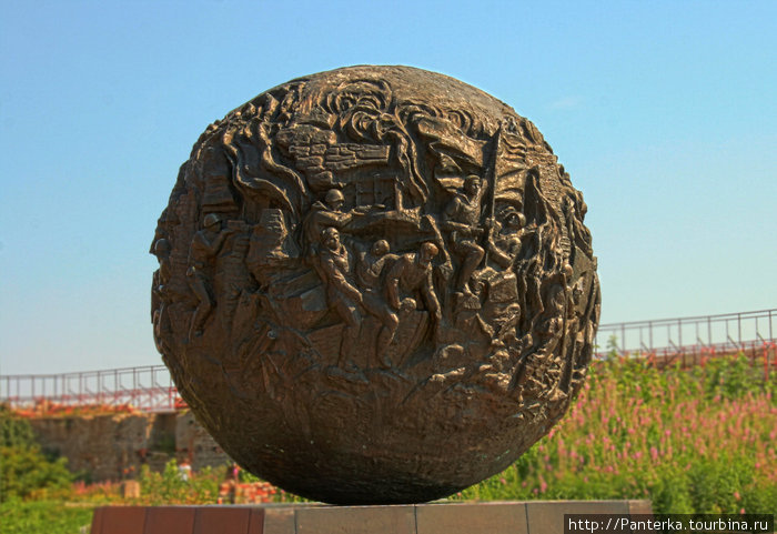 Мемориальный комплекс в память защитников Орешка в ходе ВОВ Шлиссельбург, Россия