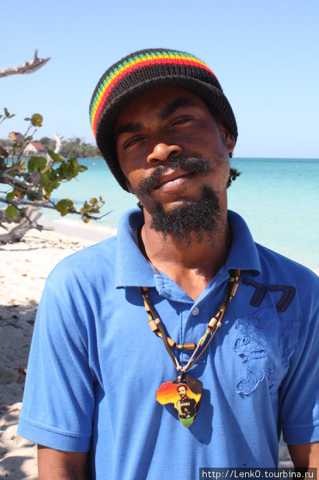 типичный местный житель Негрил, Ямайка