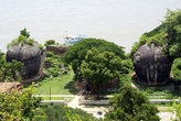 Вид с пагоды на берег Иравади