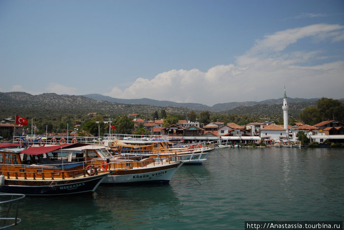 Учаыз - отправная точка на остров Кекова Учаыз, Турция