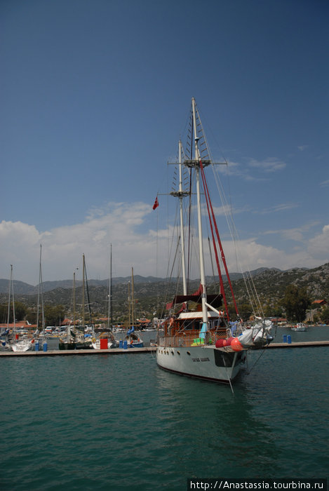 Учаыз - отправная точка на остров Кекова Учаыз, Турция