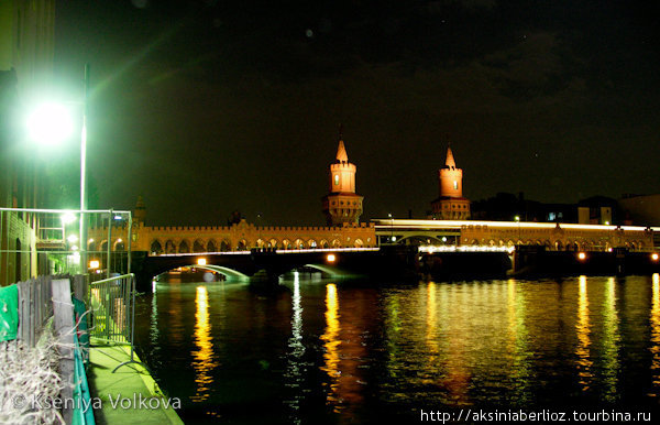 Ночной Берлин Берлин, Германия