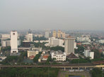Джакарта, вид с Монаса. Город небоскребов и автомобильных пробок.