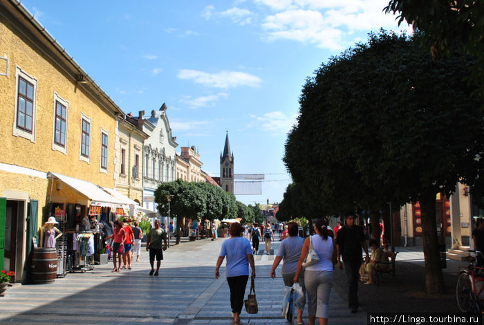 Пешеходная улица Кестхей, Венгрия