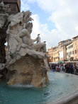 Знаменитый фонтан четырех рек работы Бернини