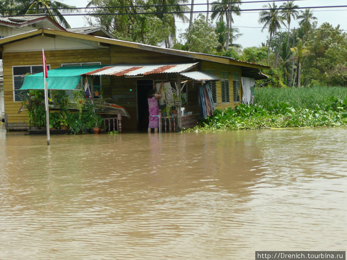 мы были в сезон дождей и вода разлилась очень сильно,даже в дома,но говорят это тайцев совсем не смущает Таиланд