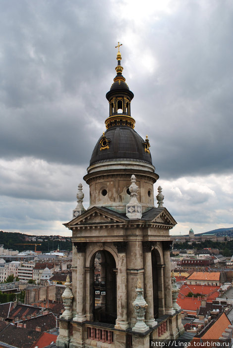 Виды, открывающиеся со смотровой площадки Базилики святого Иштвана Будапешт, Венгрия