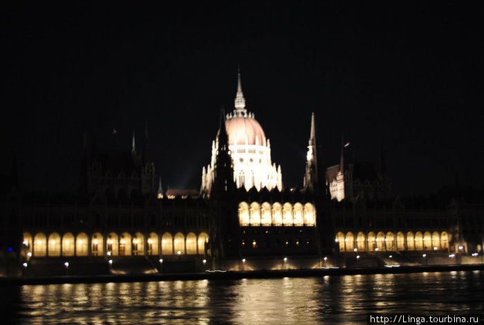 Вид на Парламент Будапешт, Венгрия