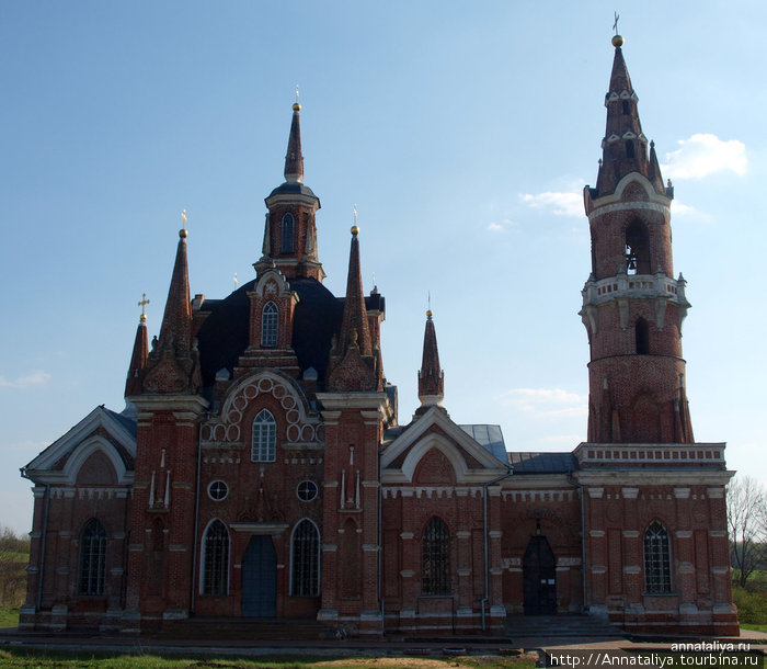 Знаменская церковь в Вешаловке Липецкая область, Россия