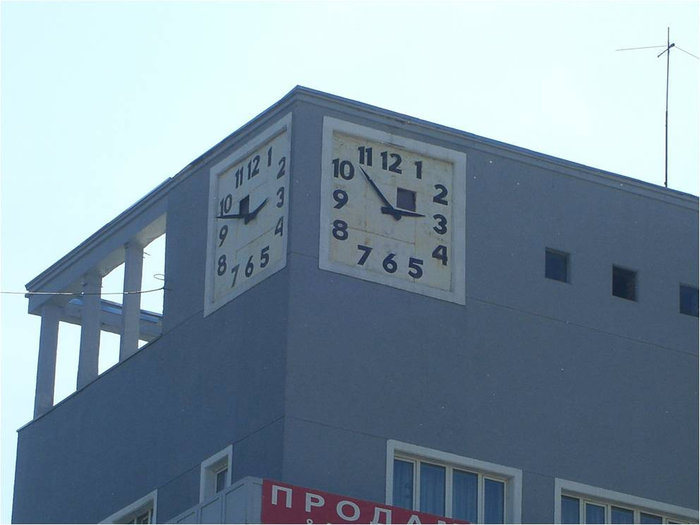 Часы в приближении Новосибирск, Россия