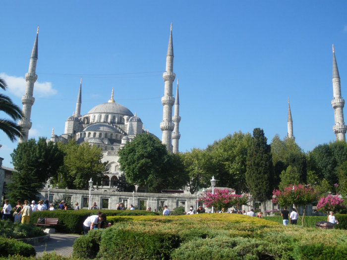 Общий вид мечети Стамбул, Турция