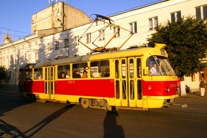 Орел — один из немногих городов России, где все еще есть трамваи Орёл, Россия